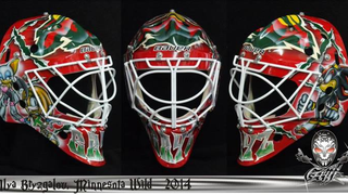 The Minnesota Wild's Goalie Mask Features Sonic Characters